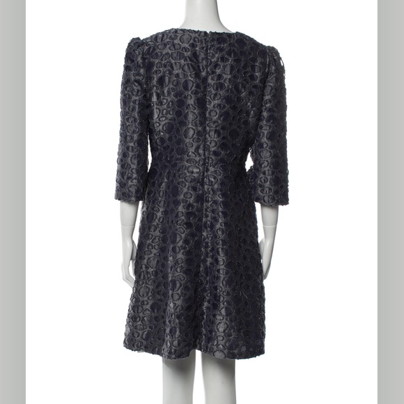 Co Textured A-Line Dress with Pockets | Minimalist Designer - Picture 6 of 7